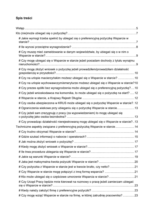 Ebook „Wsparcie w starcie – co musisz wiedzieć o preferencyjnych pożyczkach - obrazek 2
